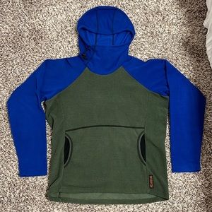 Men’s medium Melanzana micro-grid hoodie from Leadville, CO.